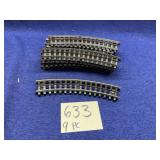 9pc Lionel O27 3 Rail Track