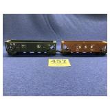 Lionel B&O 9110 and N&W 9111 Hopper cars