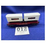Lionell number 3460 piggyback trailer car with