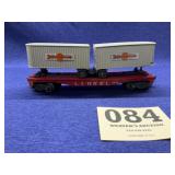 Lionel 6430 trailer car with Cooper and Jarrett