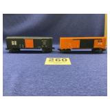 2 Lionel New Haven box cars6464425 & 646825