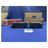 Lionel 224 Steam Engine w/ Lionel 2466WX Tender