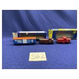 3 HO Train Cars - Maxwell House, PA Caboose,