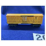 Lionel 6656 yellow cattle car