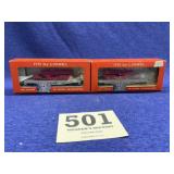 2 HO Lionel 0850 Army Missile Launching Cars