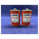 2 Full Cans Original Lionel Cleaner for Model