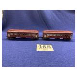 Lionel Pullman 6442 and Observation 6443 Cars
