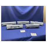 Lionel 5pc Silver Passenger SetRailway Express
