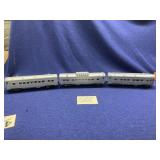 Lionel 3pc Lighted Passenger Car Set