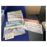 Lionel books 1955, 57, 58,