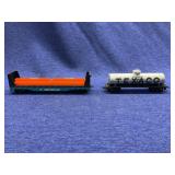 2 HO Gauge Train Cars- US Steel car and Texaco