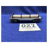 Lionel Lines 2411 Telephone Pole Car w/ 3 poles