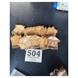 Milton Pennsylvania hand carved wood ornaments