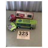 Vintage buddy shark show and Coca-Cola diecast