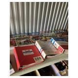 Service manual books, and antique tractor