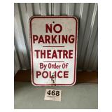 No parking sign