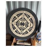 Dartboard baseball game
