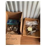 Vintage medical tools, lot two boxes