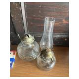 Oil lamp lot