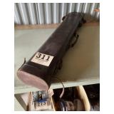 Vintage leather gun case