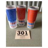 Three 1964 New York world fair glasses