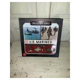 The US Marine Corps collector series book with