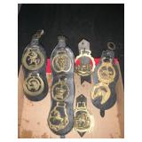 Saddle or harness straps decorative