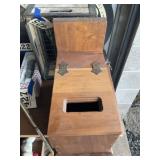 Vintage ballot box