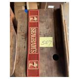 Seagrams rubber bar topper advertisement
