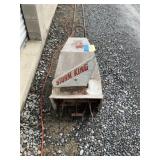 Vintage storm king snowblower works