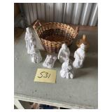Small nativity set
