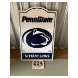 Metal Penn State Nittany Lions sign