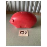 Plastic piggy bank will hold $800 worth of