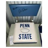 Penn State Stadium chair Joe pattern autograph