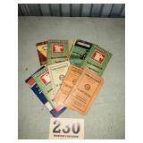 Vintage farming and fertilizer advertising books