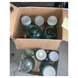 Vintage canning jars lot 2 boxes