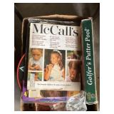 Box Lot games, magazines, and household