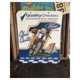 Ford racing motorcycle advertisement
