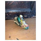 Wind up tin motorcycle