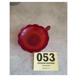 Red glass candy