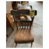 Vintage plank, bottom chair