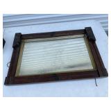 Wooden mirror