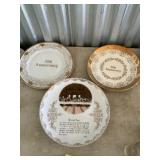 50th anniversary and religious plate lot