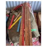 Yardsticks vintage lot local Pennsylvania