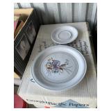 Derby England, service for four dinner plates,