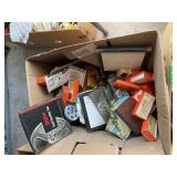 Box lot reel,  misc.