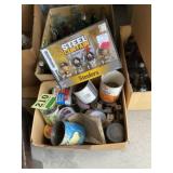Box lot misc. nails, steelers