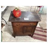 Old oak washstand