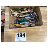 Vintage advertising pens lot all local