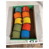 Lot of Enamelware Coffee Cups